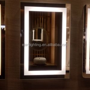 Illuminated Wall Mounted Bathroom LED Backlit Mirror with Demister and