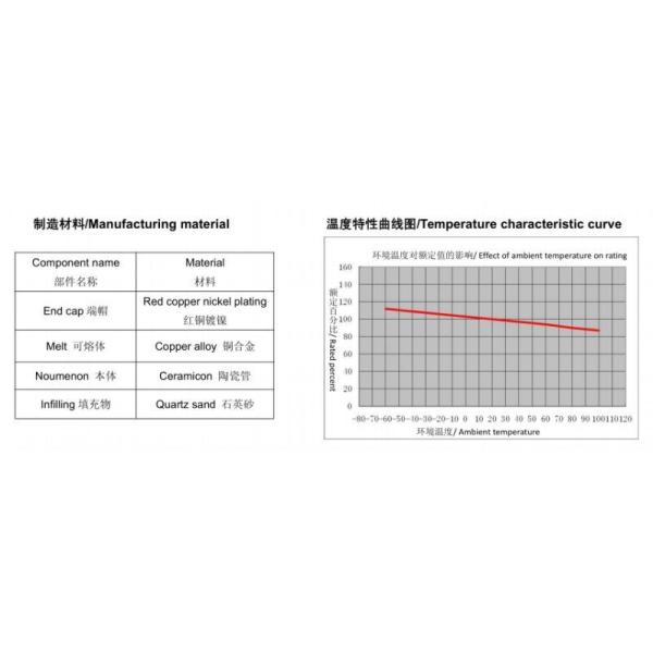 5 Telecommunication Ceramic Tube Fuse , Fast Acting 100 Amp 250v Fuse