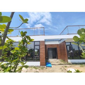 Cheap Modern Prefab Homes With Light Gauge Steel Framing Systems Wooden Bungalow For Beach for sale