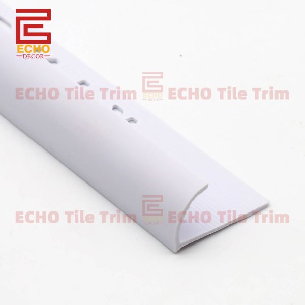 Quality Quarter Round PVC Edge Tile Trim 10mm White Tile Edge Protector wholesale
