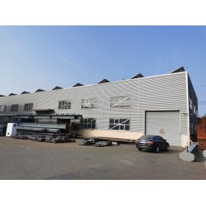 Galvanized Steel Workshop Building with Portal Frame