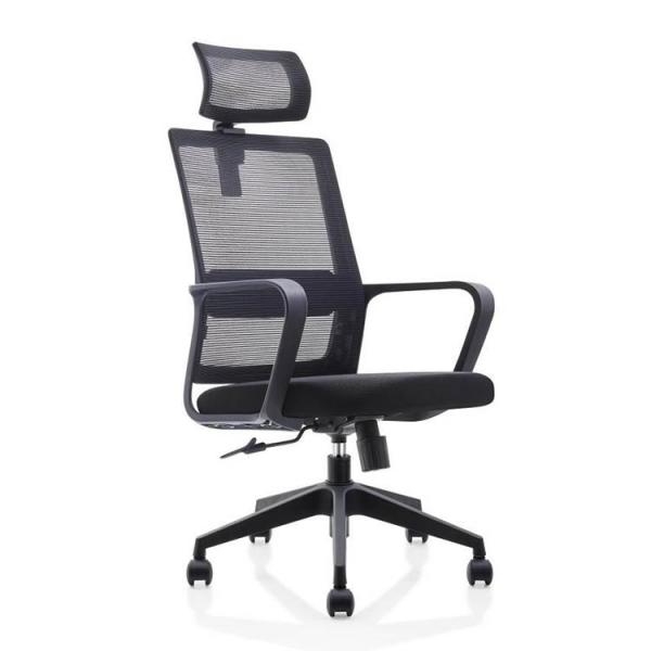 Quality Black Nylon Adjustable Office Computer Chair Plastic Mesh Drafting Chair wholesale