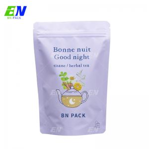 Cheap Resealable Tea Packaging Bag SGS Smell Proof Tea Stand Up Pouch for sale