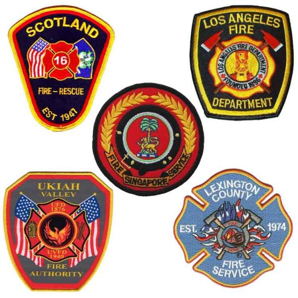 Quality ODM Polyester Fire Department Velcro Patches For Tactical Vest wholesale