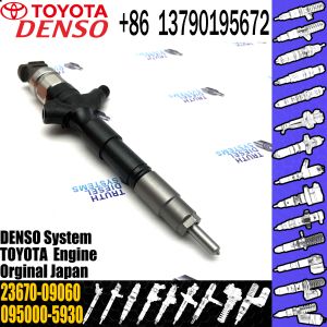 Diesel Common Rail Injector 23670-09060 095000-5930 For TOYOTA 2KD-FTV
