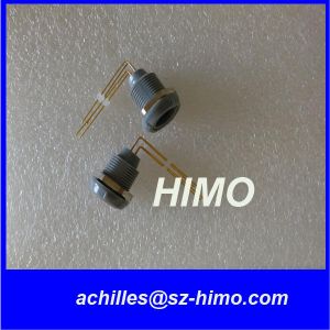 grey color push pull self-locking lemo 1P series plastic 2-pin PCB connector