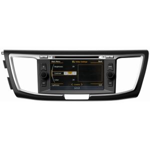 Ouchuangbo Multimedia Car Stereo DVD Monitor for Honda Accord 2013 with 3D GPS