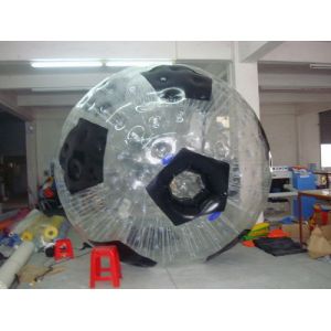 Football Shaped Inflatable Zorb Ball 3m for Adults