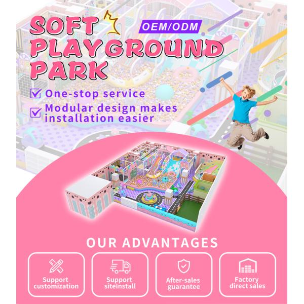 Custom Indoor Commercial Soft Play Equipment Kindergarten Play Center Soft Playground Park