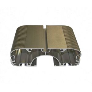 Wall Anodizing Curved Aluminium Profile Heat Insulation Attractive Looking