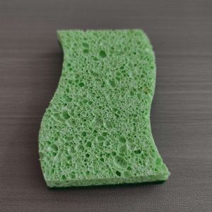 China Customizable Eco-Friendly Kitchen Sponge Scourer with 100% Biodegradable Materials and Highly Effective Cleaning Power on sale