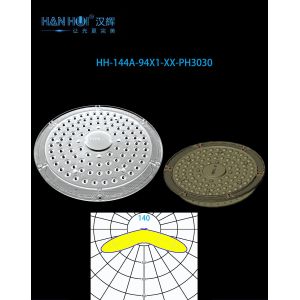 China 253.79×10mm 96pcs 3030 LED Lens T5 Degree Available Easy Installation High Power Light Anti- Glare Design For Parking Lot Lighting on sale