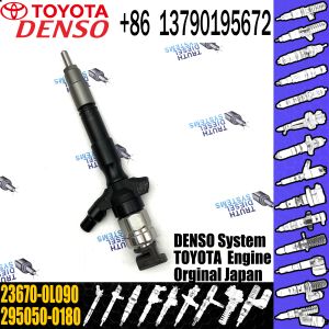 295050-0180 Common Rail Fuel Injector OEM For TOYOTA Hilux 2KD-FTV