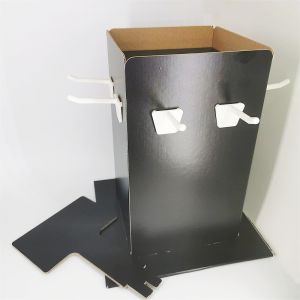 Customizable Eye-Catching With Hooks For Display Foldable Four-Sided Stand