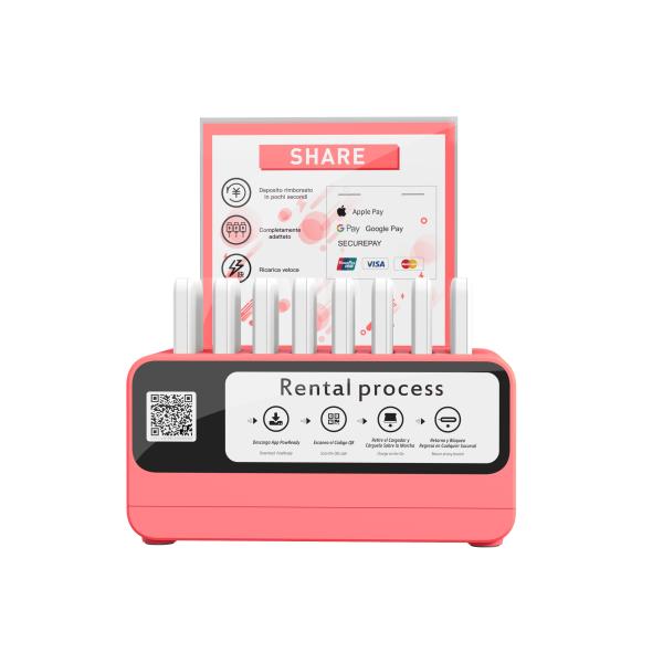 Quality 5000mAh*6 Power Bank Rental Service HaoYue Mobile Phone Charging wholesale