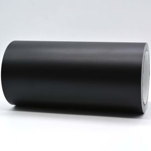Matte Black Anti Static Label Material Permanent Adhesive Polyimide 1Mil With