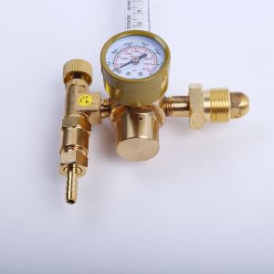 CGA320 and CGA580 Dual Co2 Flowmeter Welding Gas Regulator with Screw Thread Gas