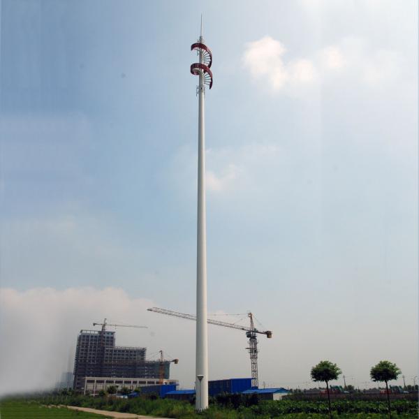 Quality Conical 100M 10kV Mobile Cell Tower for Telecom wholesale