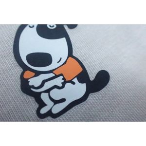 Screen Print Heat Transfer Clothing Labels Custom Iron On Stickers