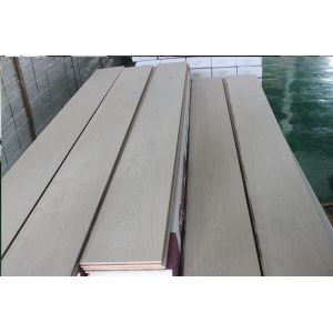 Premium White Ash Engineered Wood Flooring with 3/4 inch Thickness and 5 inches