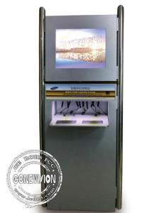 China Customized Touchscreen Mobile Phone Charging Station Self Pay Mobile Phone Charging Kiosk on sale