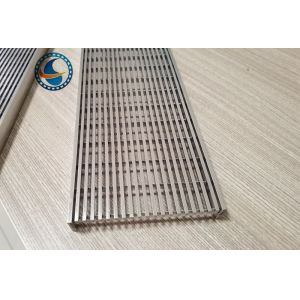 Stainless Steel 316l Wedge Wire Panel Screen For Floor Drain Filter