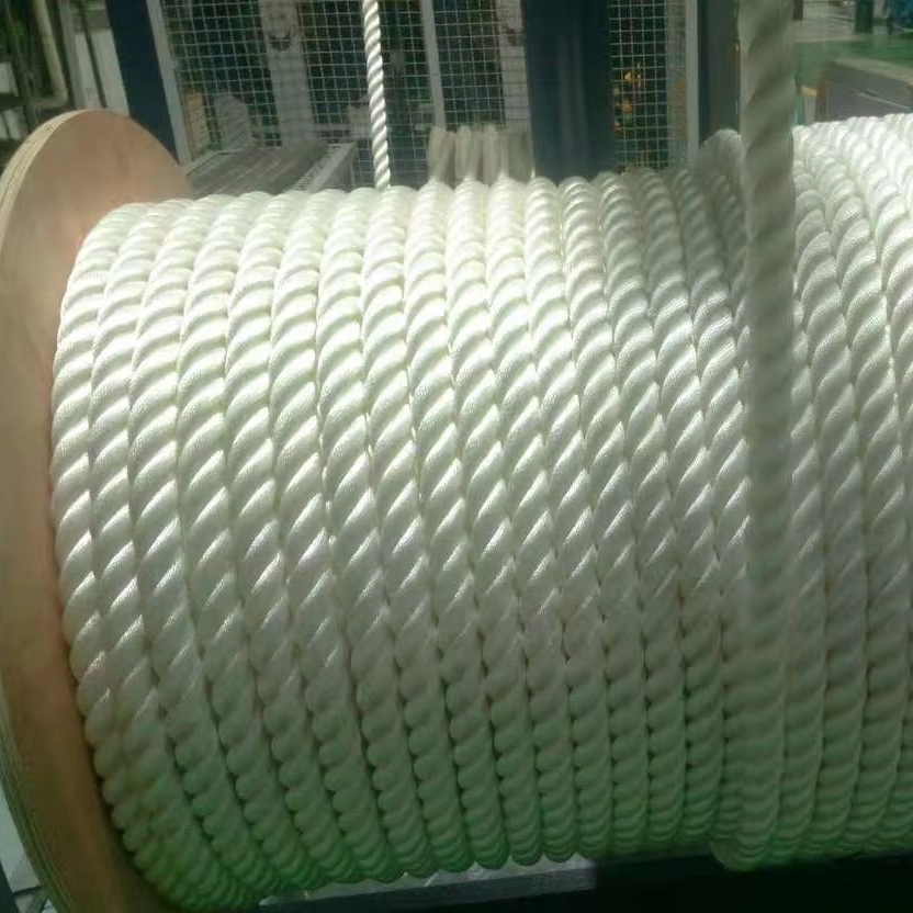 38mm/40mm/50mm/60mm Polyester/Nylon/PP Twisted Rope,3 Strand Poly Cord