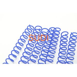 Customized 6mm-50mm 4:1 Pitch Spiral Plastic Coil For Book Binding