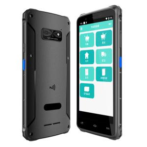 China 5.45 Inch Portable Data Terminal Android Handheld Mobile Computer Barcode Scanner on sale