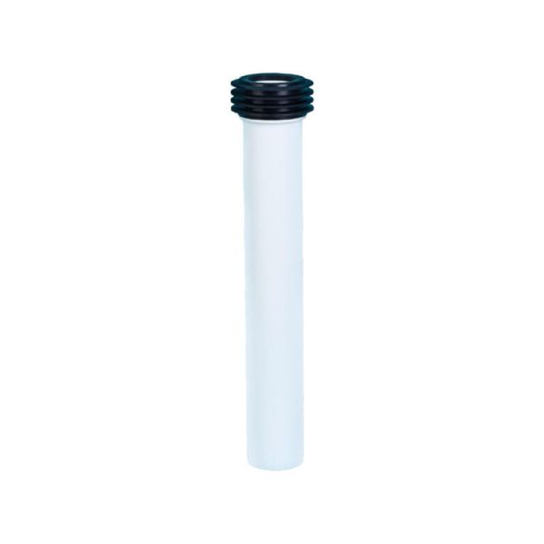 PP 300mm Toilet Pan Connector With Rubber Seal Ring For Concealed Water Tank