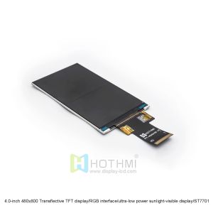 4 Inch Transflective TFT LCD Display - 480x800 Resolution - ST7701 Controller