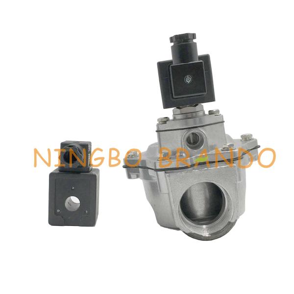 Quality AC110V AC220V DC24V 1 1/2" DN40 Threaded Port NBR Diaphragm SCG Series Straight Through Type Solenoid Valve wholesale