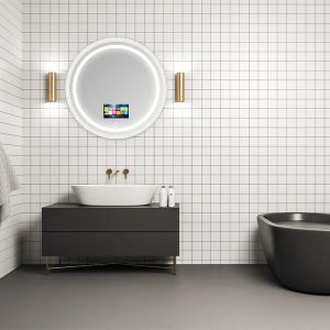 Energy Saving LCD Touch Screen Smart Mirror For Bathroom OEM ODM