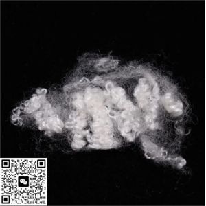 White Recycled Polyester Fiber Heat Resistance Virgin Polyester Fiber