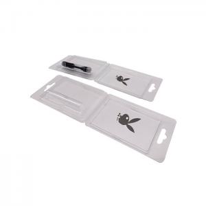 China Clam Shell Plastic Clamshell Packaging With Blister Insert Card For Cigarette on sale