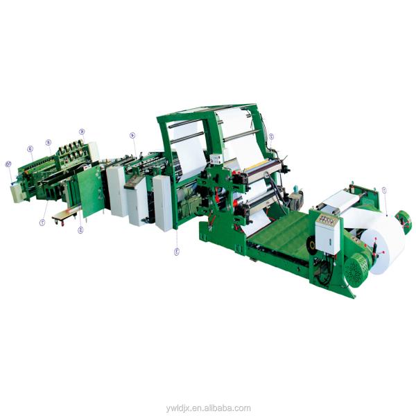 Advanced Soft Cover Exercise Book Machine for Full Line Ruling Folding Cutting