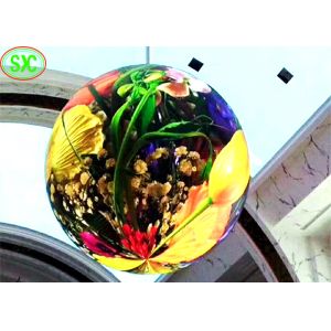 Cheap High Definition Indoor Full Color LED Display P4 Soft Module Led Ball Screen hanging for sale