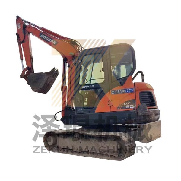 Quality Used Doosan DX60 Excavator with YANMAR Engine & Hydraulic Valve wholesale
