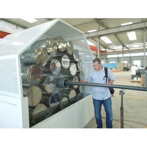 PE Plastic Processed Pre Insulated Pipe Production Line with Extrusion Molding