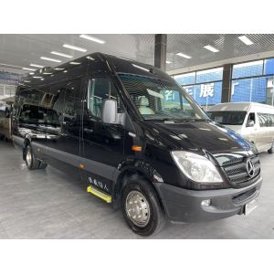 Used Luxury Buses Benz Commercial Mini Bus 19 Seats Front Engine Daimler Engine