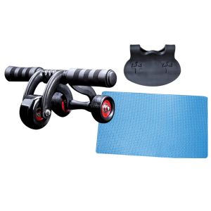 Cheap PVC Foam Gym Exercise Wheel Abdominal Three Wheels Ab Roller Exercises for sale