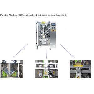 Pillow Bag Punch Hole Bag Vertical Packing Machine For Snacks Candy