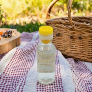 Press-Out Lemon Honey Water Bottle with Fresh Lemon Layer