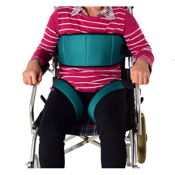 Quality Green Breathable Mesh Wheelchair Seatbelts Wrapped Herringbone Cotton wholesale