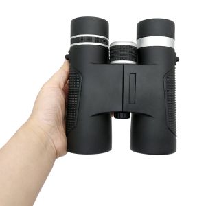 Outdoor Large Eyepiece 10X42 Binoculars Telescope With Silver Focus Handwheel