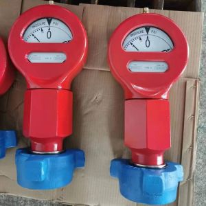 Type D Model 7 Mud Pump Pressure Gauge 2"LPT Fig.1502 Male Connection 0-6000 psi