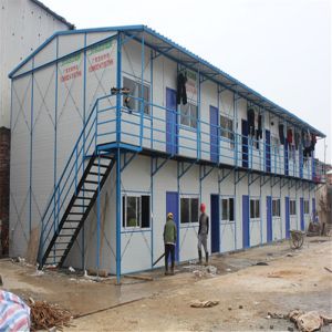 ready make K prefabricated house with 50mm eps sandwich panel for workers