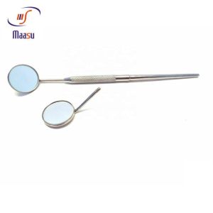 Examination Magnifying Dental Mouth Mirror Heads With Handle