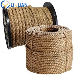 Long Durable Manila Twisted Rope Dia.4mm-60mm for Mooring Boat and More Length 0