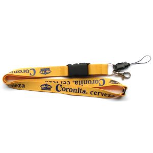 China Imprint Corporate logo polyester safety neck straps with plastic quick release buckle, on sale